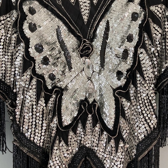 Vintage Customized 100%Silk Top - Picture 3 of 9